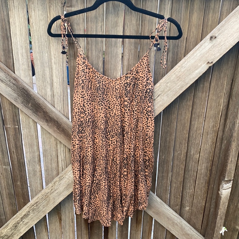 Amuse Society mini cheetah 🐆 print dress
